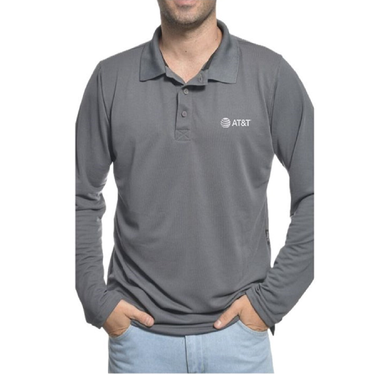 Playera Polo Gray AT&T Caballero